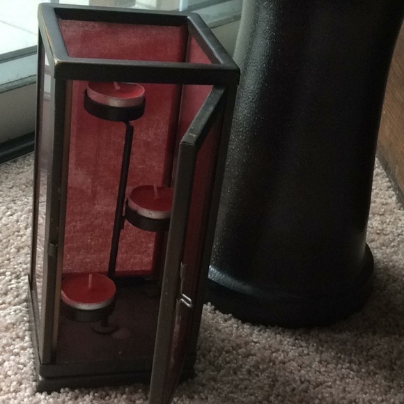 PartyLite square tea-light holder. EUC - Picture 2 of 3